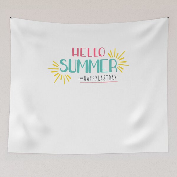 Item preview, Happy Last Day Of School Hello Summer Students And Teachers designed and sold by Eamali.