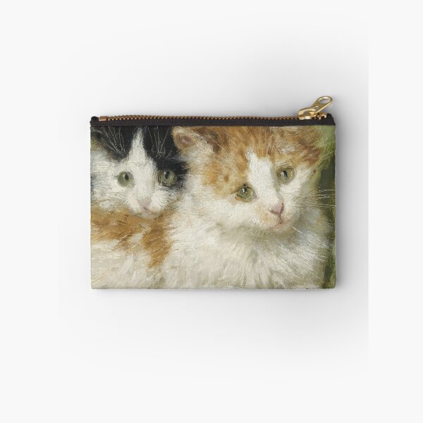 Item preview, Two Kittens Sitting on a Cushion | Henriette Ronner-Knip | 1895 Cat Animal Print designed and sold by CJET.