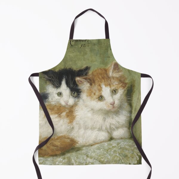 Item preview, Two Kittens Sitting on a Cushion | Henriette Ronner-Knip | 1895 Cat Animal Print designed and sold by CJET.