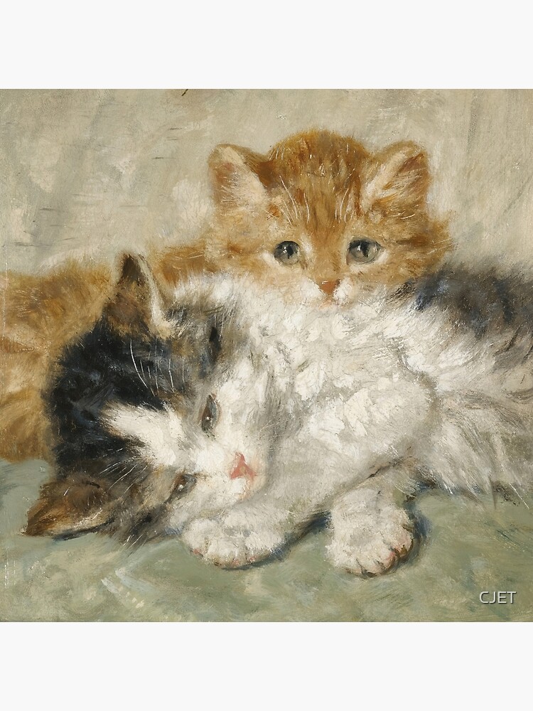 Sleepy Kittens | Henriëtte Ronner-Knip | 1900 Animal Cat Print