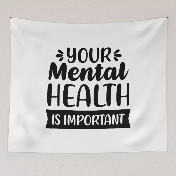 Item preview, Your Mental Health Is Important designed and sold by FilipeFerreira.