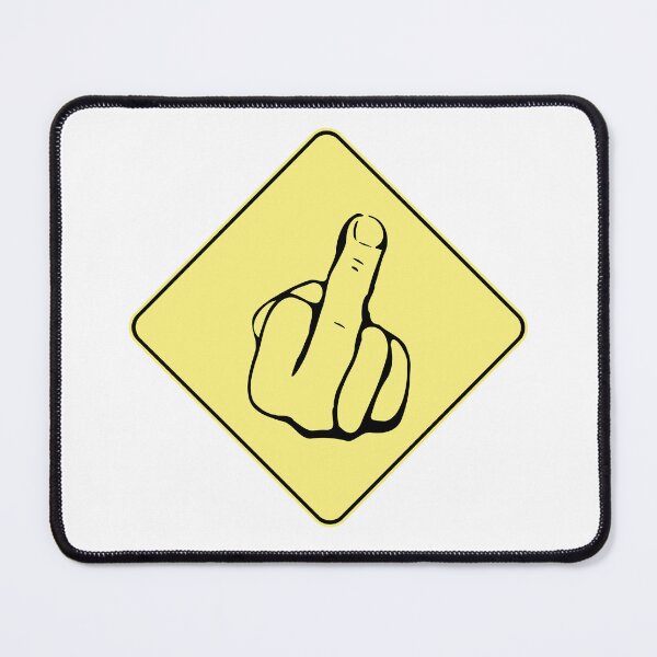 Item preview, Middle Finger Funny bumper sticker Essential Sticker designed and sold by SW33TSP0T.