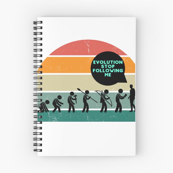 Item preview, The evolution stop following me retro . designed and sold by Ssimo30.