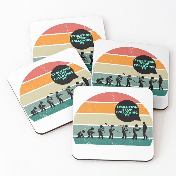 Item preview, The evolution stop following me retro . designed and sold by Ssimo30.