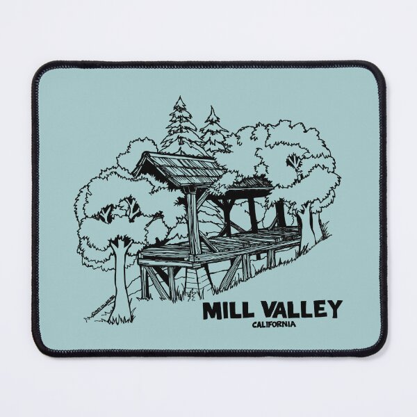 Item preview, Old Mill - Mill Valley California 1980  designed and sold by ChillaxGraphix.
