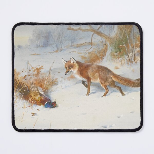 Item preview, Overlooked by the Beaters | Archibald Thorburn | 1913 Fox Animal Print designed and sold by CJET.