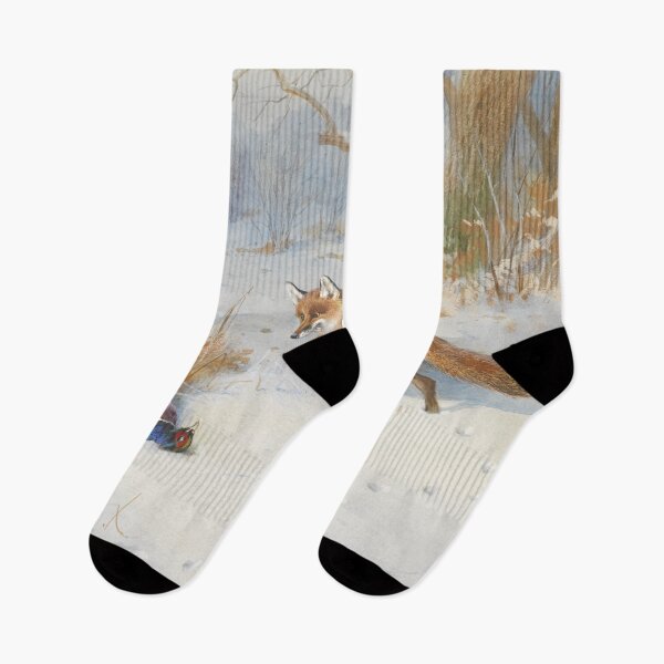 Item preview, Overlooked by the Beaters | Archibald Thorburn | 1913 Fox Animal Print designed and sold by CJET.