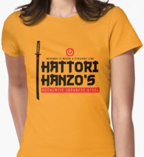 Japanese Steel Dark Version Women's Fitted T-Shirt