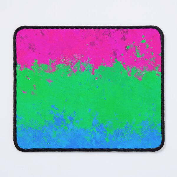Item preview, Polysexual Paint Splatter Pride Flag designed and sold by Quinn-Draws.