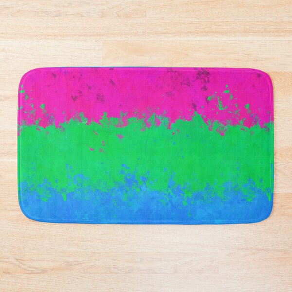 Item preview, Polysexual Paint Splatter Pride Flag designed and sold by Quinn-Draws.