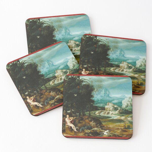Item preview, ORPHEUS ENCHANTING ANIMALS WITH HIS MUSIC Baroque Mosaic designed and sold by BulganLumini.