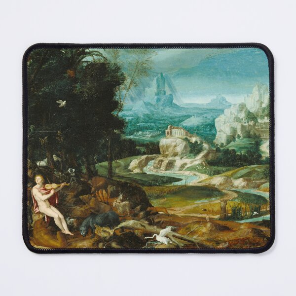 Item preview, ORPHEUS ENCHANTING ANIMALS WITH HIS MUSIC Baroque Mosaic designed and sold by BulganLumini.