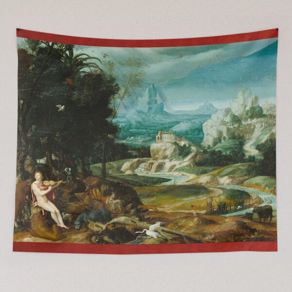 Item preview, ORPHEUS ENCHANTING ANIMALS WITH HIS MUSIC Baroque Mosaic designed and sold by BulganLumini.