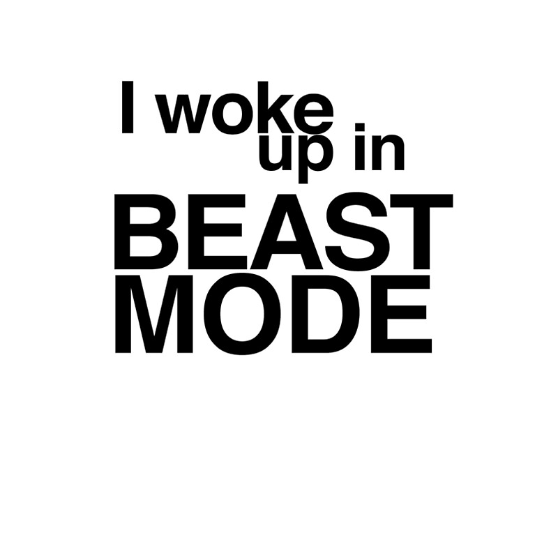 I woke up in BEAST MODE - Big Sean - Bounce Back" Graphic T-Shirts ...