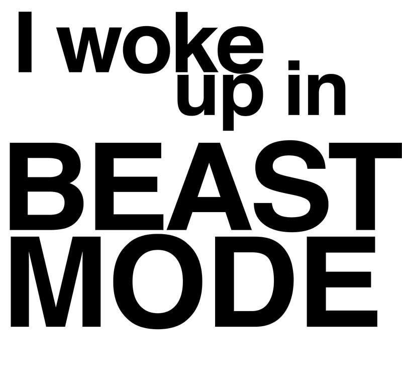 I woke up in BEAST MODE - Big Sean - Bounce Back" Posters by C40 ...