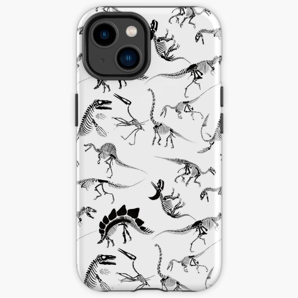 Dinosaur Skeleton Diagrams iPhone Tough Case