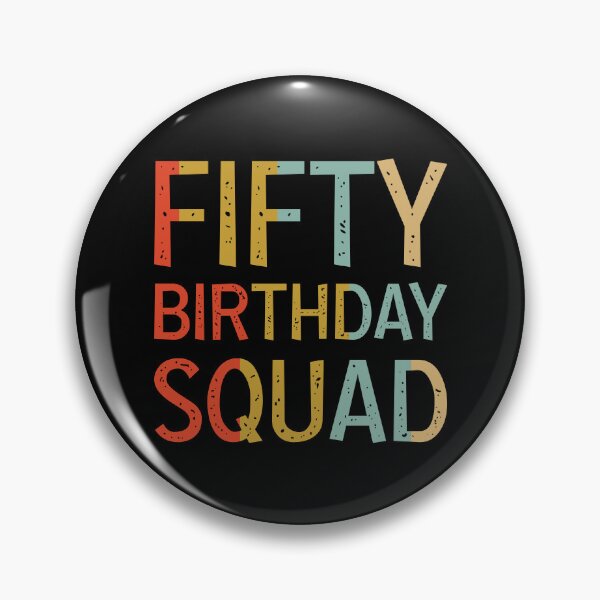 Item preview, 50th Birthday Squad Retro designed and sold by Sasikharn.
