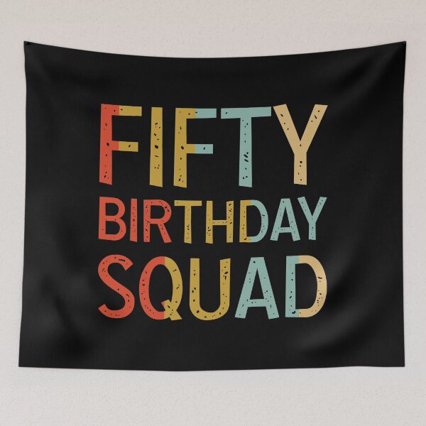 Item preview, 50th Birthday Squad Retro designed and sold by Sasikharn.