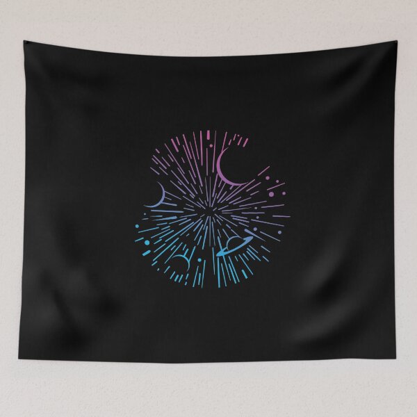 Item preview, Galaxy Atom of Planets Stars and Asteroids designed and sold by BakaOutfit.