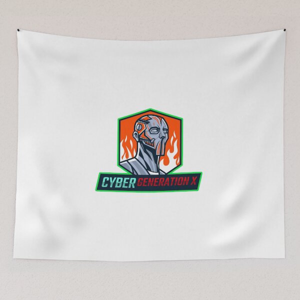 Item preview, CYBER GENERATION X cold steel in flames designed and sold by LargeShop.