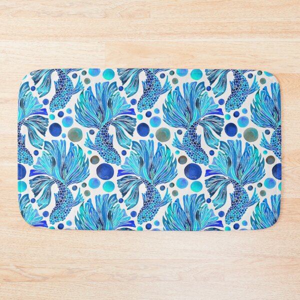 Item preview, Siamese Fighting Fish – Blue designed and sold by Cat Coquillette.