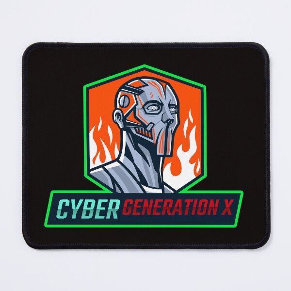 Artikelvorschau, CYBER GENERATION X kalter Stahl in orangefarbenen Flammen entworfen und verkauft von LargeShop.