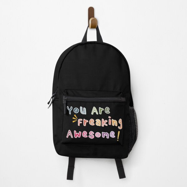 Item preview, You are freaking awesome quote with colorful text design designed and sold by DDalaland.