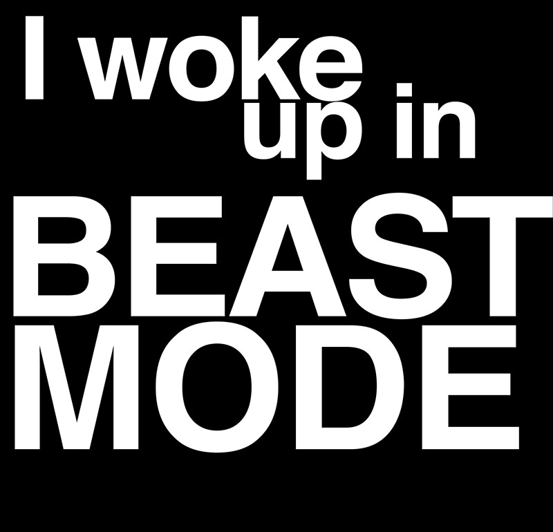 I woke up in BEAST MODE - Big Sean - Bounce Back" Metal Prints by ...