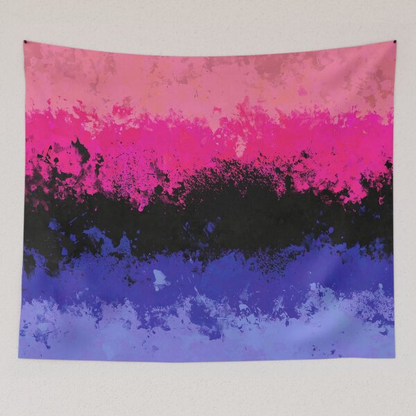 Item preview, Omnisexual Paint Splatter Pride Flag designed and sold by Quinn-Draws.
