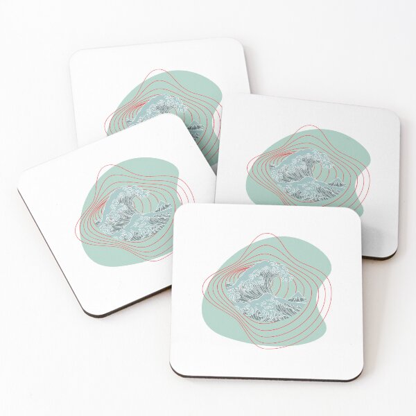 Item preview, The great wave abstract designed and sold by jpn insprd.
