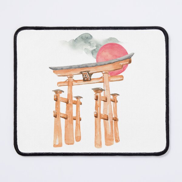 Item preview, Japan torii watercolour  designed and sold by jpn insprd.