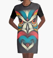 Sowl Graphic T-Shirt Dress