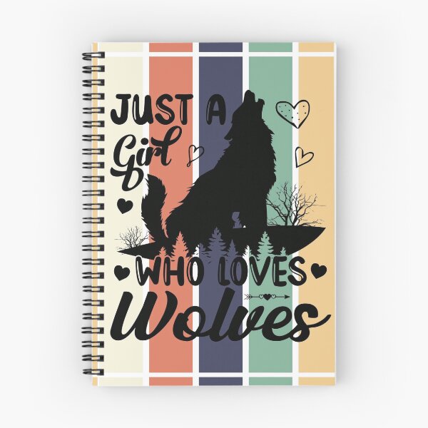 Item preview, Just a girl who loves Wolves designed and sold by Disentangled.