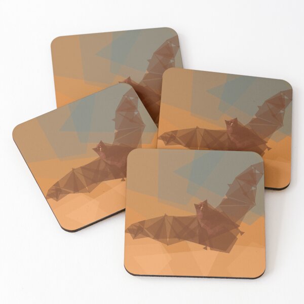 Item preview, Polygonal Bat at Dusk designed and sold by Ticklish.