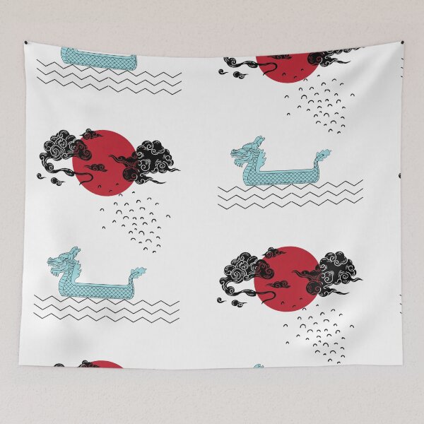 Item preview, Copy of Japanese style dragon abstract designed and sold by jpn insprd.