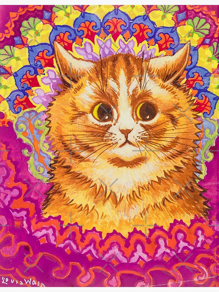 Victorian Christmas - Louis Wain Cats Greeting Card for Sale by