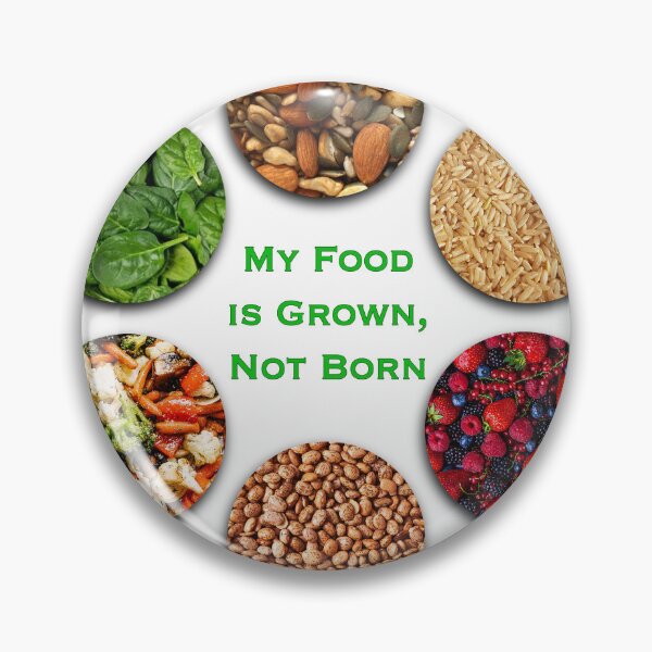 Item preview, Mi comida se cultiva, no nace designed and sold by CarynKeller.