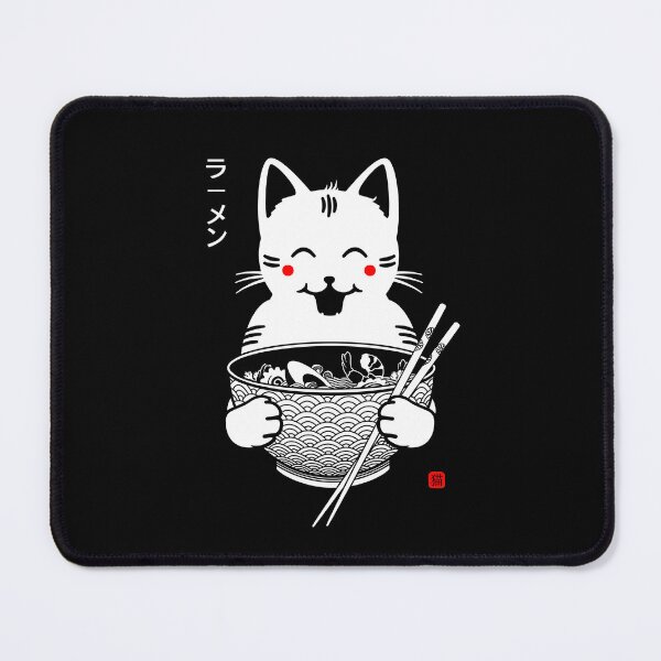 Artikelvorschau, Glückliche Ramen süße Katze entworfen und verkauft von 38Sunsets.