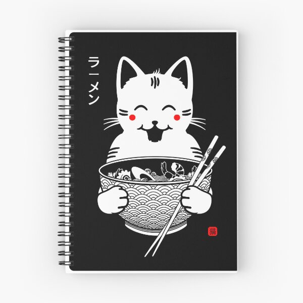 Item preview, Happy Ramen Cute Cat designed and sold by 38Sunsets.