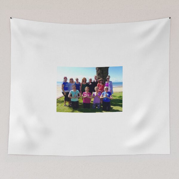 Item preview, Group Beach Yoga Suttons Beach Margate Redcliffe designed and sold by MonicaArtist.