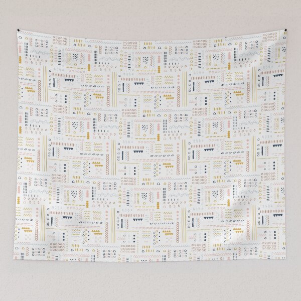 Item preview, Abstract geometrical pattern in Boho style designed and sold by KarinaKalina.