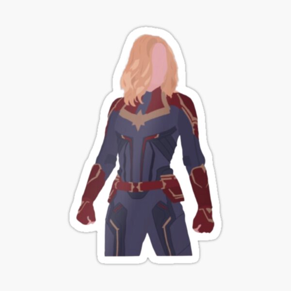 carol danvers  Sticker for Sale by marvel stickers