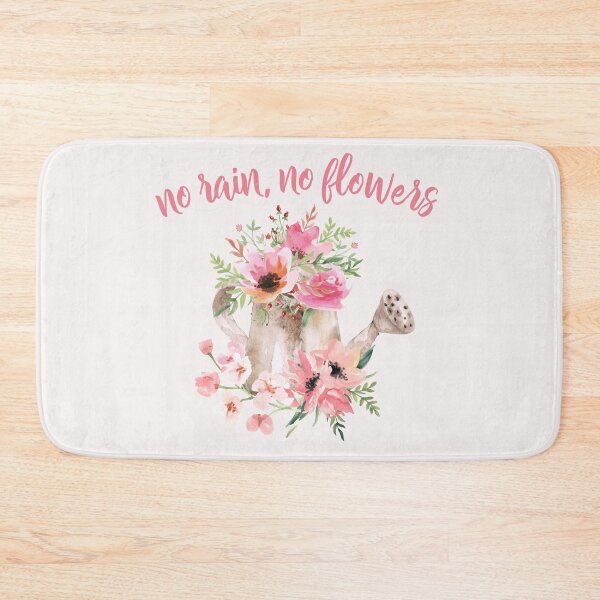 Item preview, No rain, No Flowers Watercolor Flowers designed and sold by HappyLifeCreate.