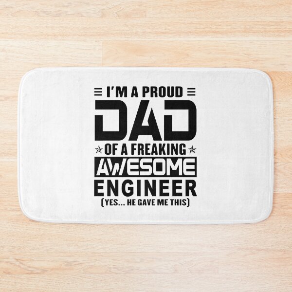 Item preview, I’m A Proud Dad Of A Freaking Awesome engineer, Funny Dad Shirt, Dad Of engineer Shirt, Dad Gifts, Christmas Gifts For Dad designed and sold by xlnv.
