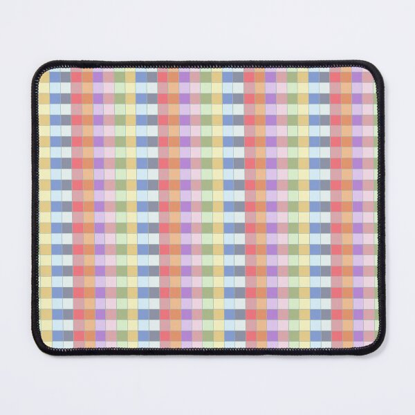 Item preview, Pastel Rainbow Gingham Stripes designed and sold by Love-of-Line.