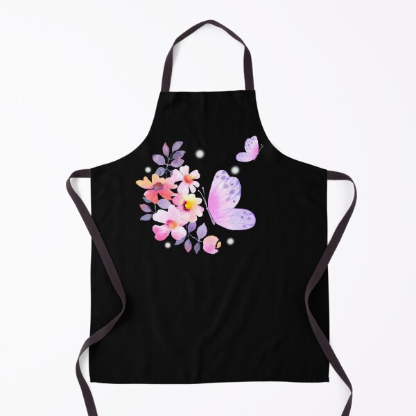 Item preview, Pink Yellow Butterfly Flower Art - Garden Design designed and sold by CreativNode.