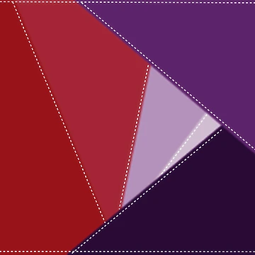 Artwork thumbnail, patchwork triangles by hellcom