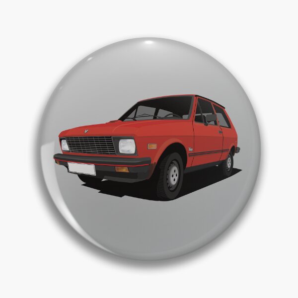 Artikelvorschau, Yugo-Auto - rot - US-Version entworfen und verkauft von knappidesign.