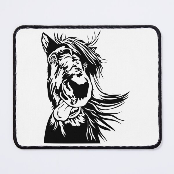 Item preview, Horse sticking out tongue designed and sold by pnkpopcorn.