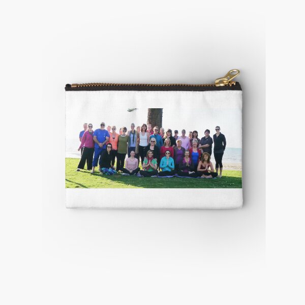 Item preview, Group Beach Yoga Suttons Beach Margate Redcliffe designed and sold by MonicaArtist.